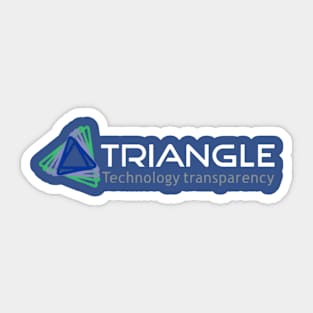 Triangle Logo Sticker